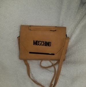 MOSCHINO SUEDE CROSSBODY
